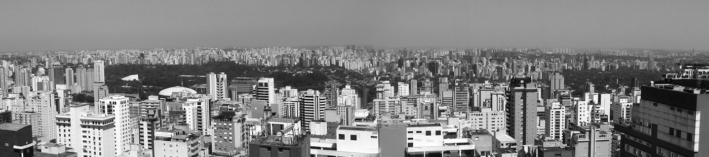 Foto aérea da região